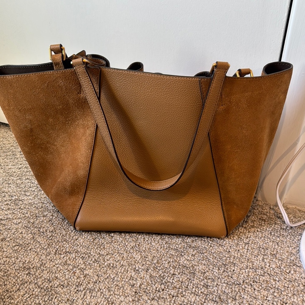 Tory Burch Brown Leather Tote - Open to Offers! - Picture 3 of 10